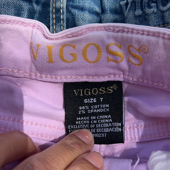 Girls denim shorts size 7 - Picture 9 of 11